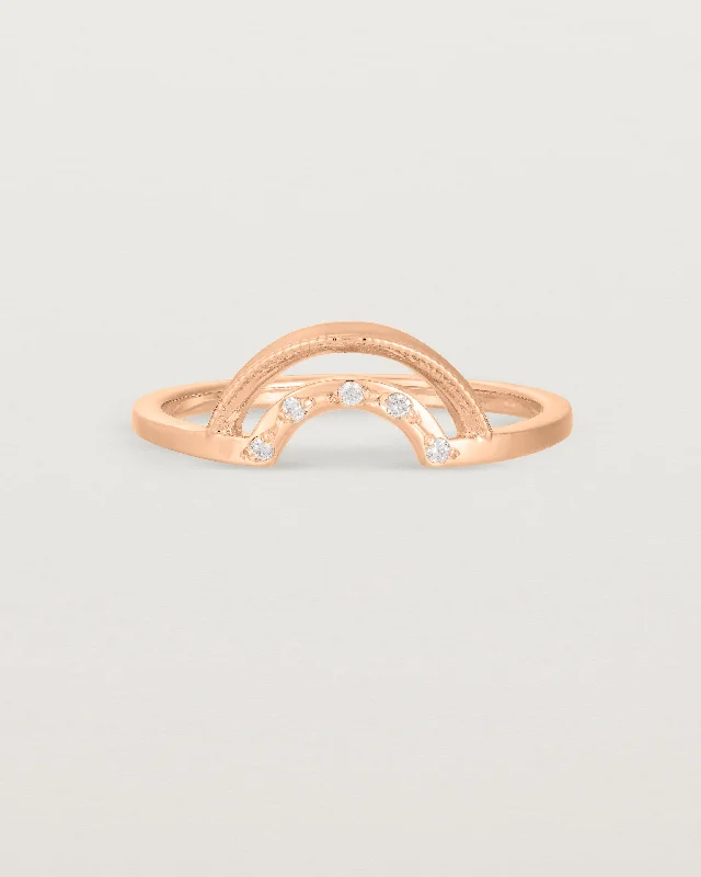 eternity rings for women -Evette Crown Ring | Fit Ⅰ