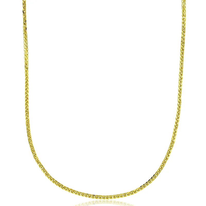 silver necklaces for women -Spiga Chain (18K)