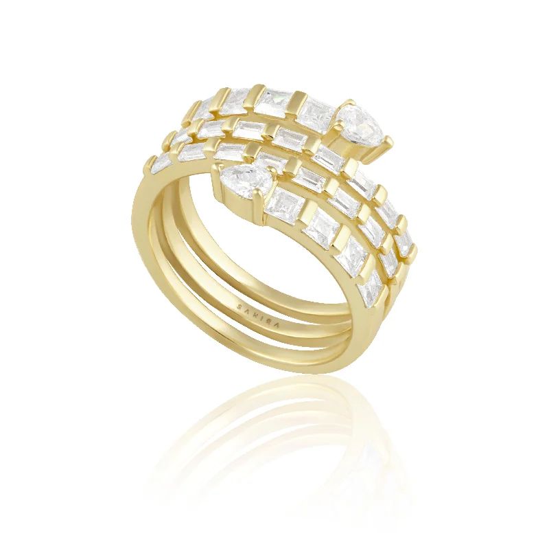 cubic zirconia rings for women -Natalia CZ Ring