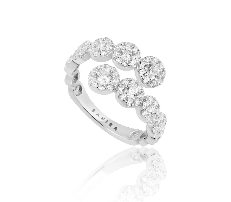 unique engagement rings for women -Katya Cz Wrap Ring