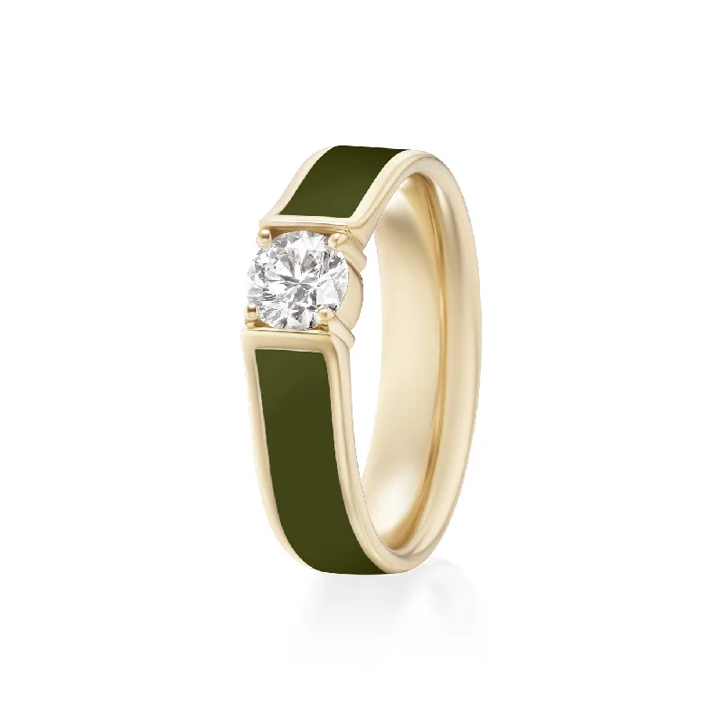 Army Green / Yellow Gold