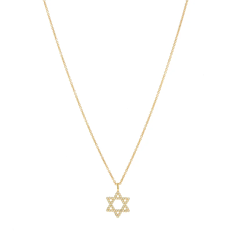 choker necklaces for women -Star of David Necklace in Gold