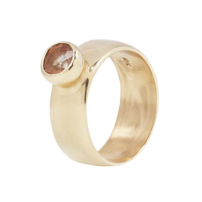 bold statement rings for women -NOVIA RING / GOLD