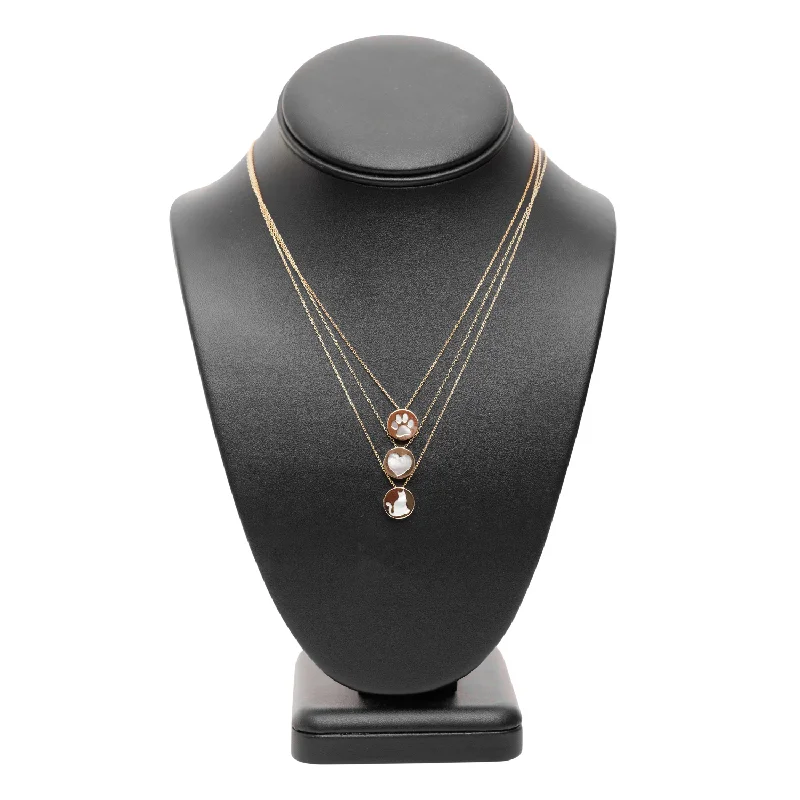 meaningful necklaces for women -Mother of Pearl Disc Necklace