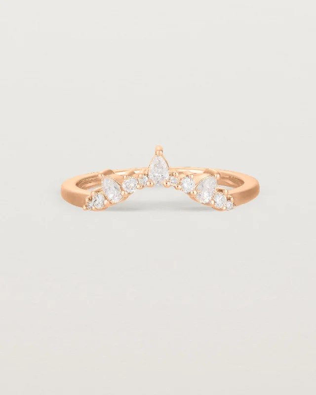 engraved wedding rings for women -Odette Crown Ring | Fit Ⅲ