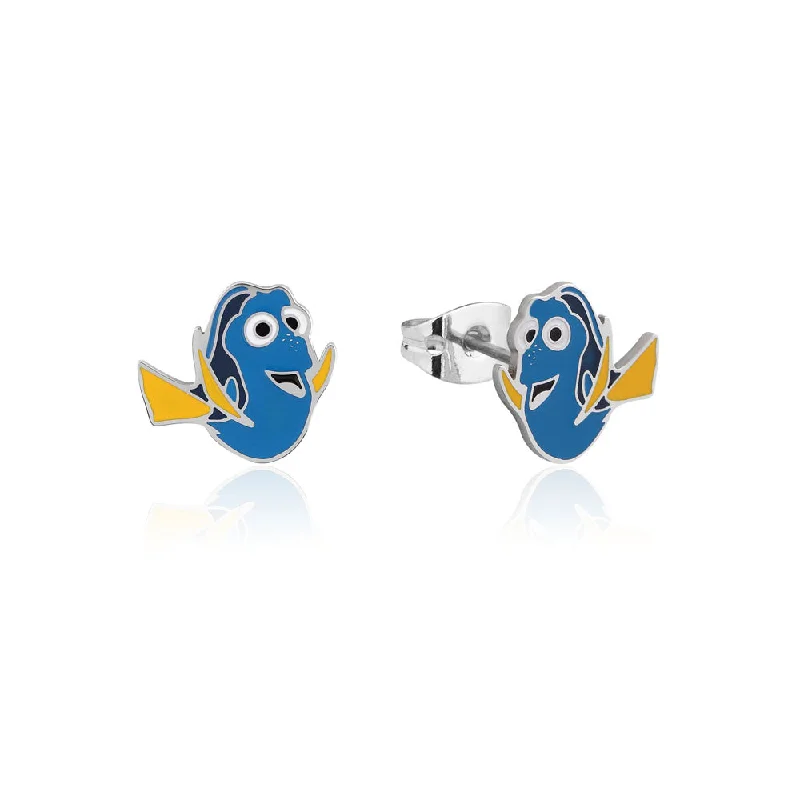 long earrings for women -Disney Finding Nemo Stainless Steel Dory Stud Earrings