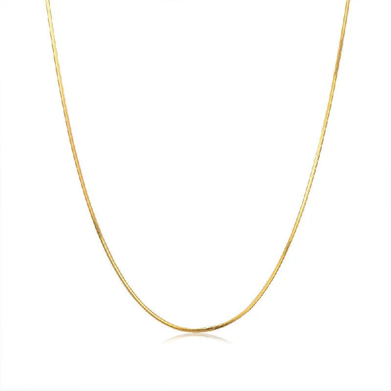 diamond tennis chain necklaces for women -Tattoo - 18K Gold Snake Chain