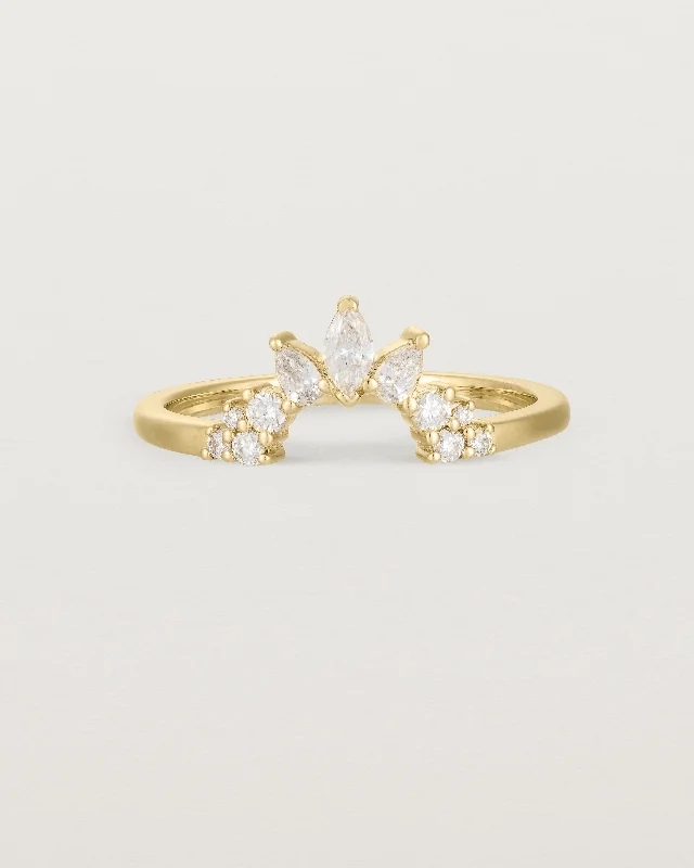 fashion-forward rings for women -Thalia Crown Ring | Fit Ⅰ