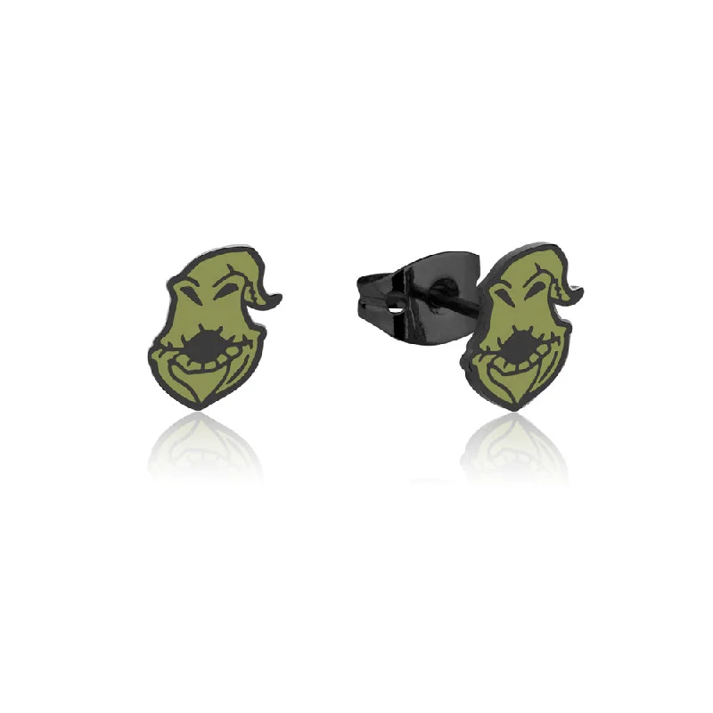 layered earrings for women -Disney Stainless Steel Oogie Boogie Stud Earrings