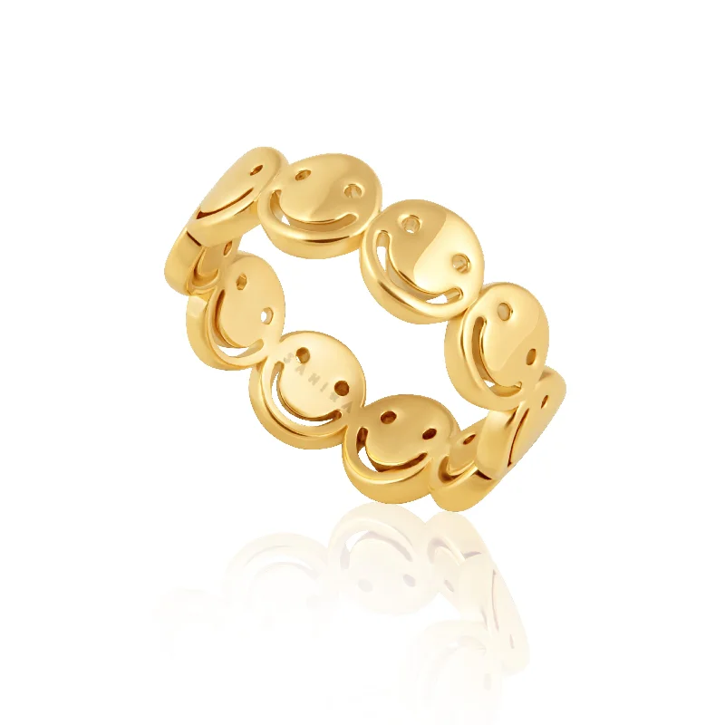 heart ring for women -Emoji Ring