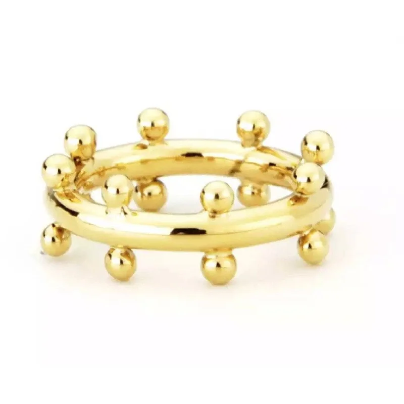 cocktail fashion rings for women -Cindy Studded Ring