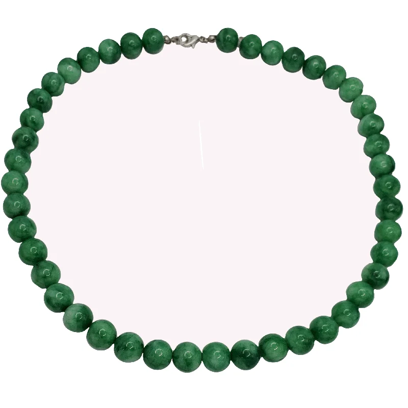 angel wing necklaces for women -Jade Ball chain