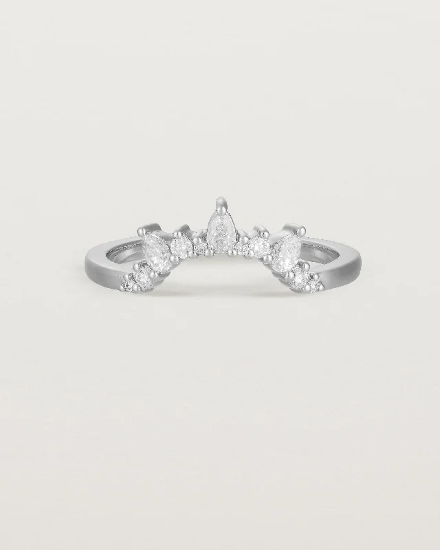 cushion-cut rings for women -Odette Crown Ring | Fit Ⅳ