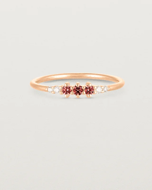 engraved rings for women -Hattie Stacking Ring | Birthstone