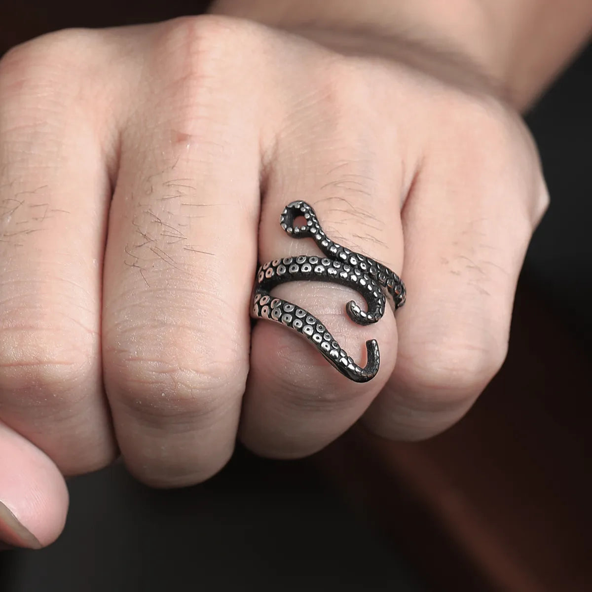 religious rings for women -Hip-Hop Snake Titanium Steel Polishing 18K Gold Plated Men'S Rings