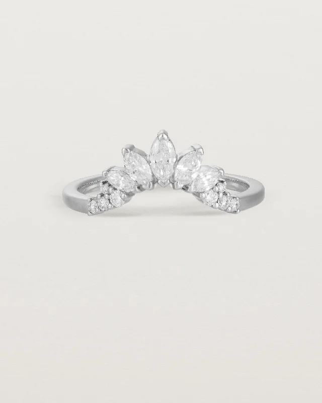 solitaire rings for women -Camille Crown Ring | Fit Ⅳ