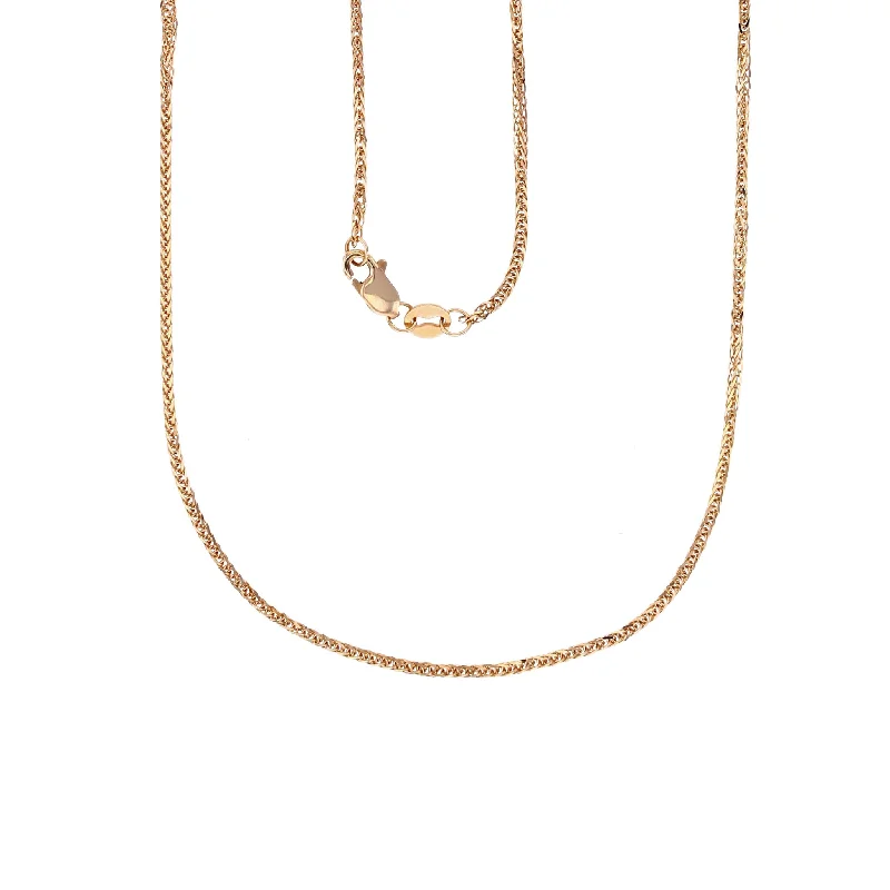 white gold necklaces for women -Rose Spiga Chain (14K)