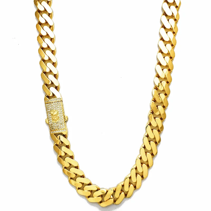 trendy necklaces for women -Monaco Chain (14K)