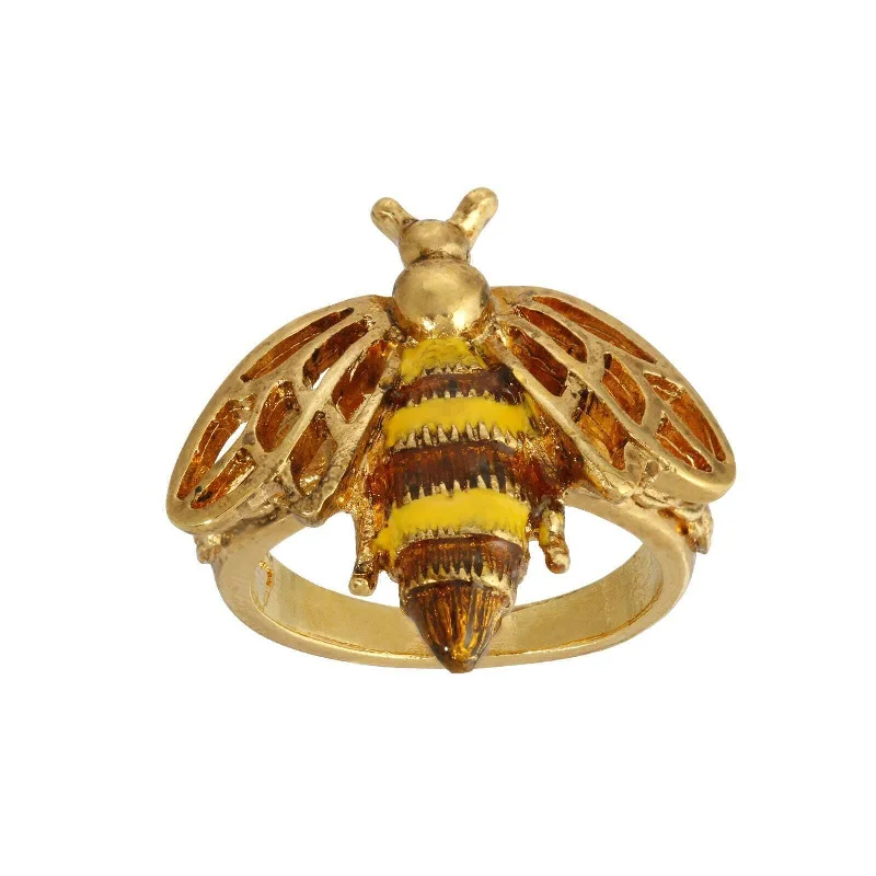 boho rings for women -1928 Jewelry Bee Ring