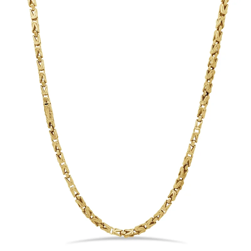 long necklaces for women -Lightweight Byzantine/Super Chain (14K)