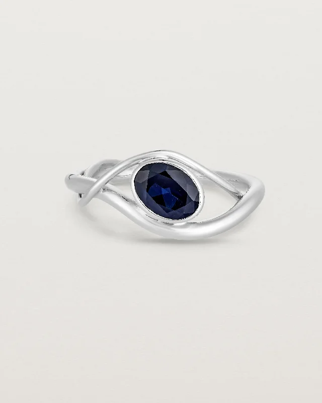 fine jewelry rings for women -Isha Oval Ring | Australian Sapphire