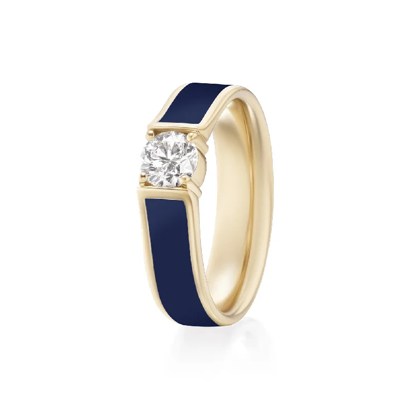 Navy / Yellow Gold