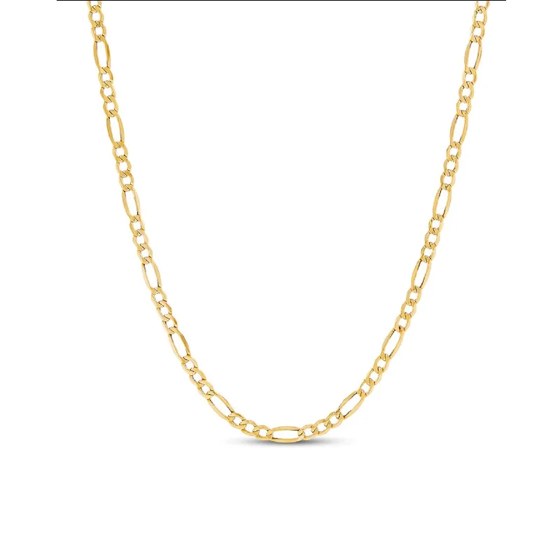 diamond necklaces for women -[Solid] Figaro Chain (18K)