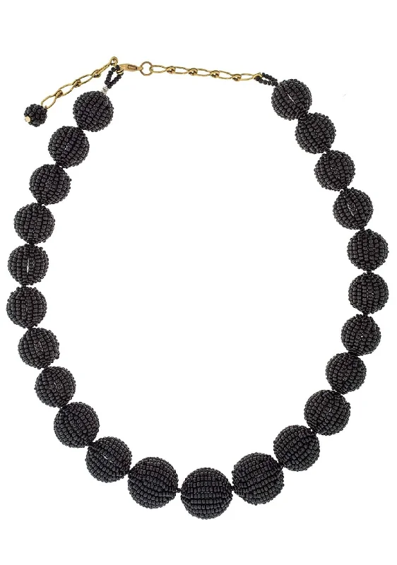 everyday necklaces for women -<br>The Olivia Necklace<br> Black