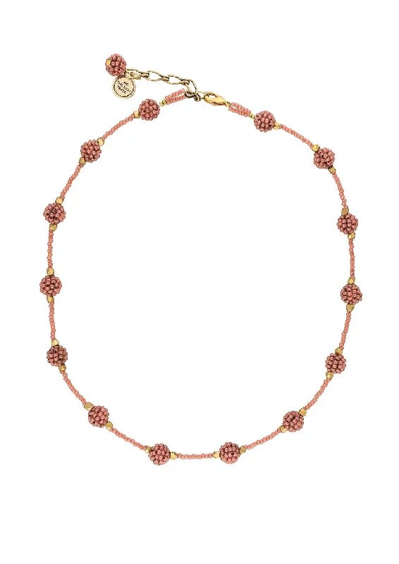 sapphire and diamond necklaces for women -**NEW** <br>The Petite Brooklyn Mini <br> Terracotta