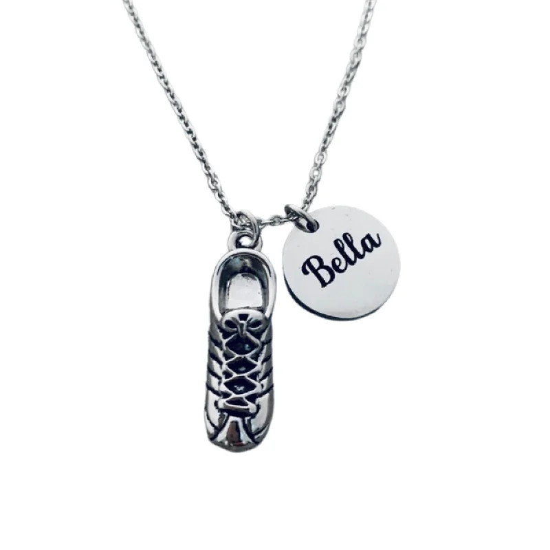 statement chain necklaces for women -Engraved Runner Necklace