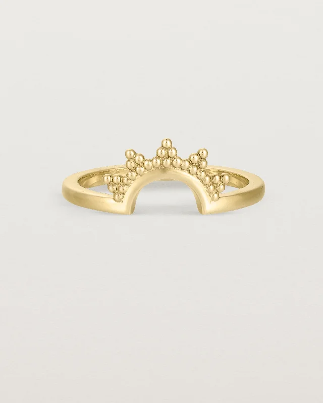 fine jewelry rings for women -Odine Crown Ring | Fit Ⅱ