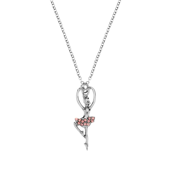 double-layer necklaces for women -Dancer Stainless Steel Necklace - Choose Charm