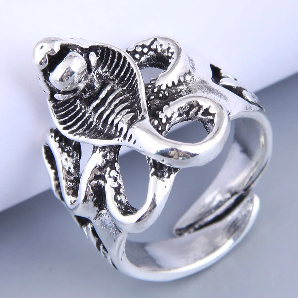 statement rings for women -Retro Snake Opening Alloy Ring Wholesale Nihaojewelry