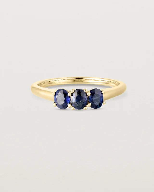 vintage-inspired rings for women -Adrienne Trio Ring | Australian Sapphires