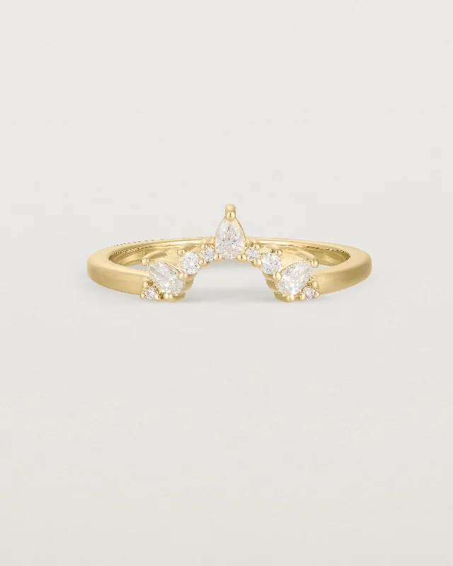 halo rings for women -Odette Crown Ring | Fit Ⅱ