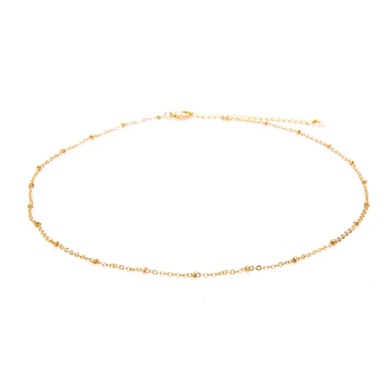 ethnic necklaces for women -Ring of Fire Gold Necklace