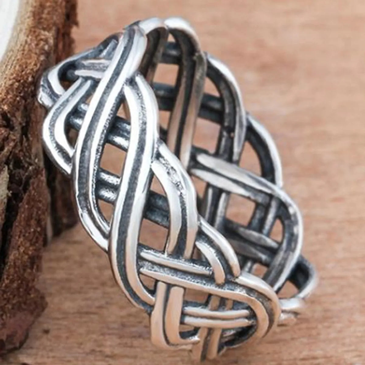 infinity rings for women -Retro Geometric Alloy Plating Women'S Rings