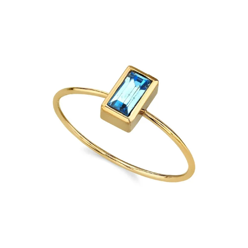 Gold Tone And Light Blue