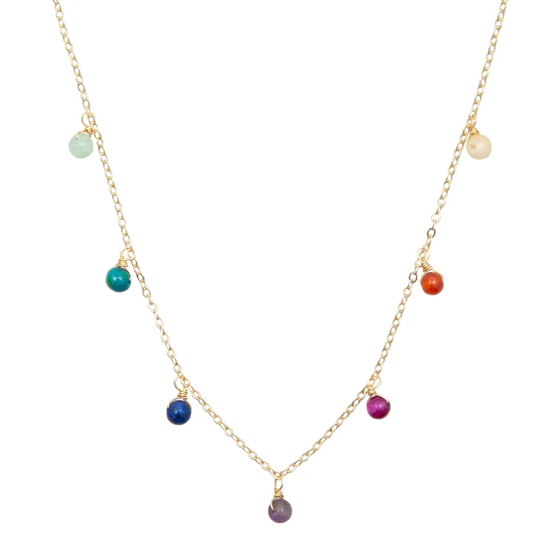 diamond tennis necklaces for women -Divine Healer Dewdrop Necklace