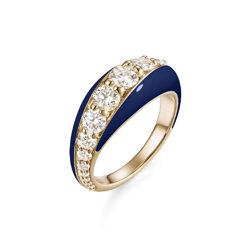 Navy / Yellow Gold