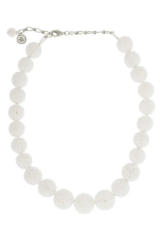 designer necklaces for women -<br>The Olivia Necklace <br> White