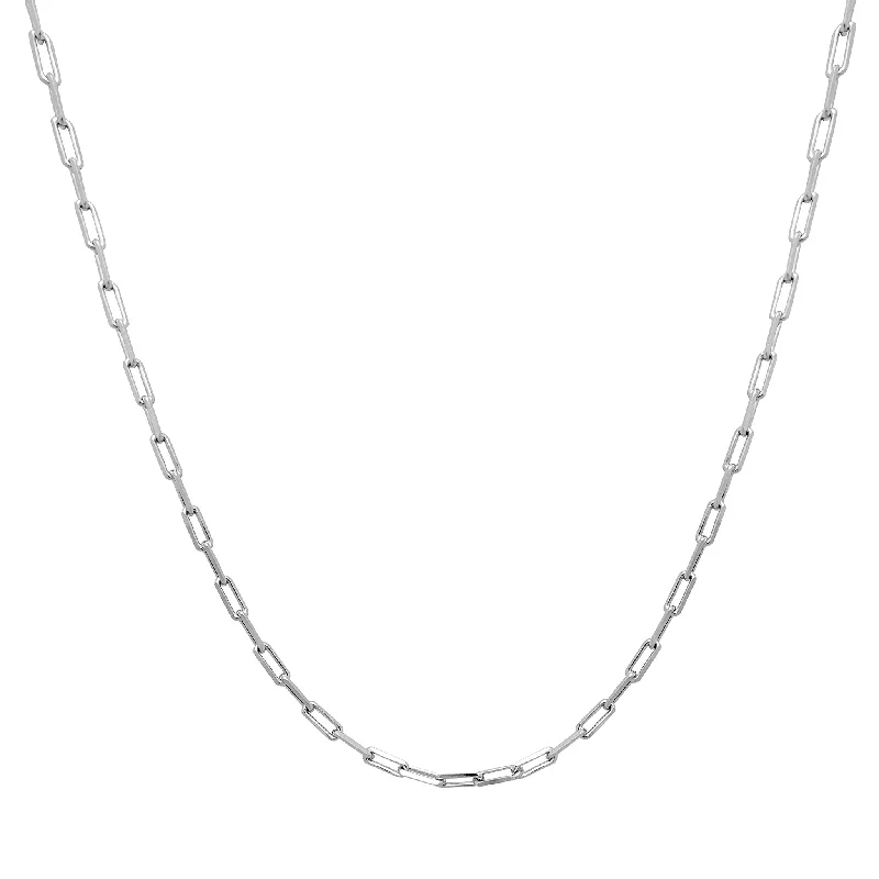 everyday necklaces for women -Open Cable Chain (Silver)