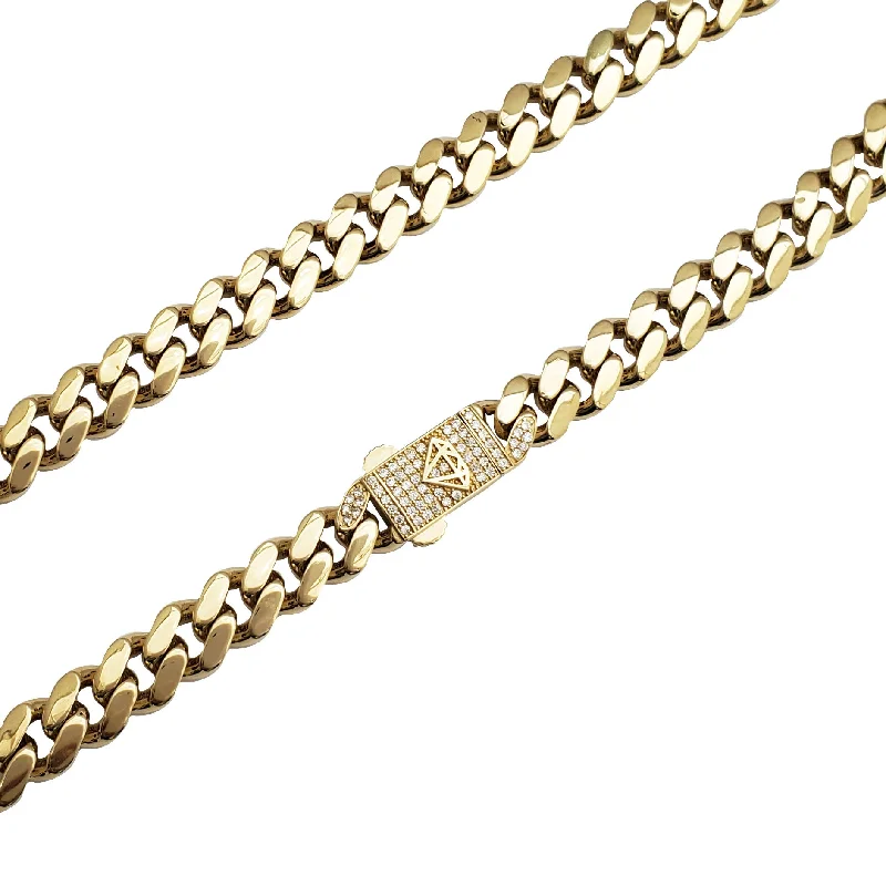 fashion-forward necklaces for women -[Lightweight] Monaco Chain (14K)