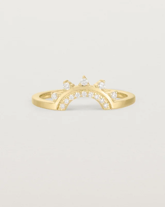 pear-shaped rings for women -Adeline Crown Ring | Fit Ⅰ