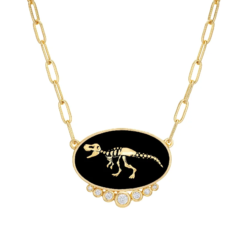 zodiac necklaces for women -Jurassic Necklace