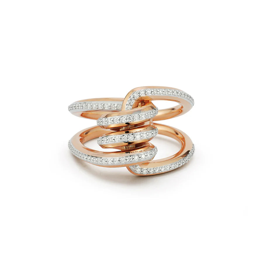 men's and women's matching rings -Walters Faith 'HUXLEY' Coil Link Ring