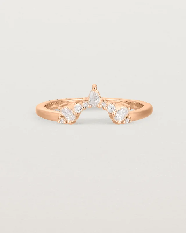 crystal rings for women -Odette Crown Ring | Fit Ⅱ