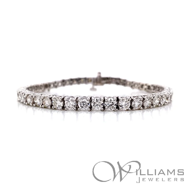 animal bracelets for women -Williams Signature 14 Karat Diamond Bracelet