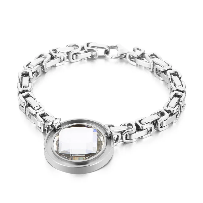 Steel Gray Bracelet Kb139190-Z