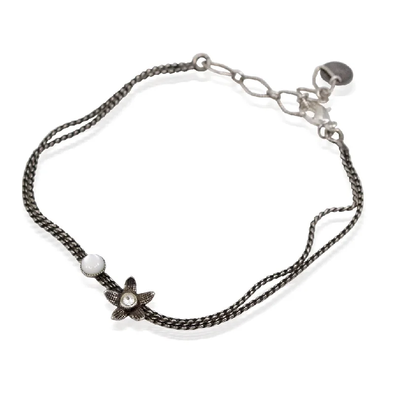 celestial bangles for women -Flower Chain Bracelet by Eric et Lydie